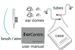 Ear Centric Rechargeable Hearing Aids DX800 Wireless Rechargeable hearing aids