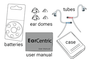 EA40 hearing aid Quick Start Kit